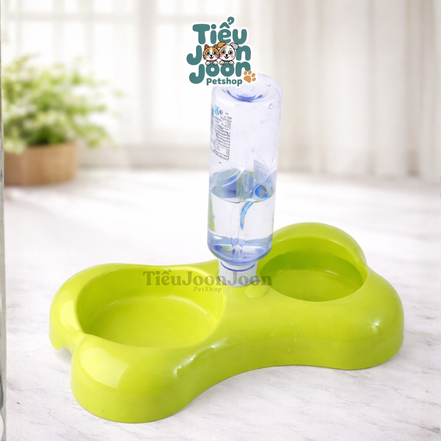 Bát đôi ăn uống khúc xương (có bình nước)