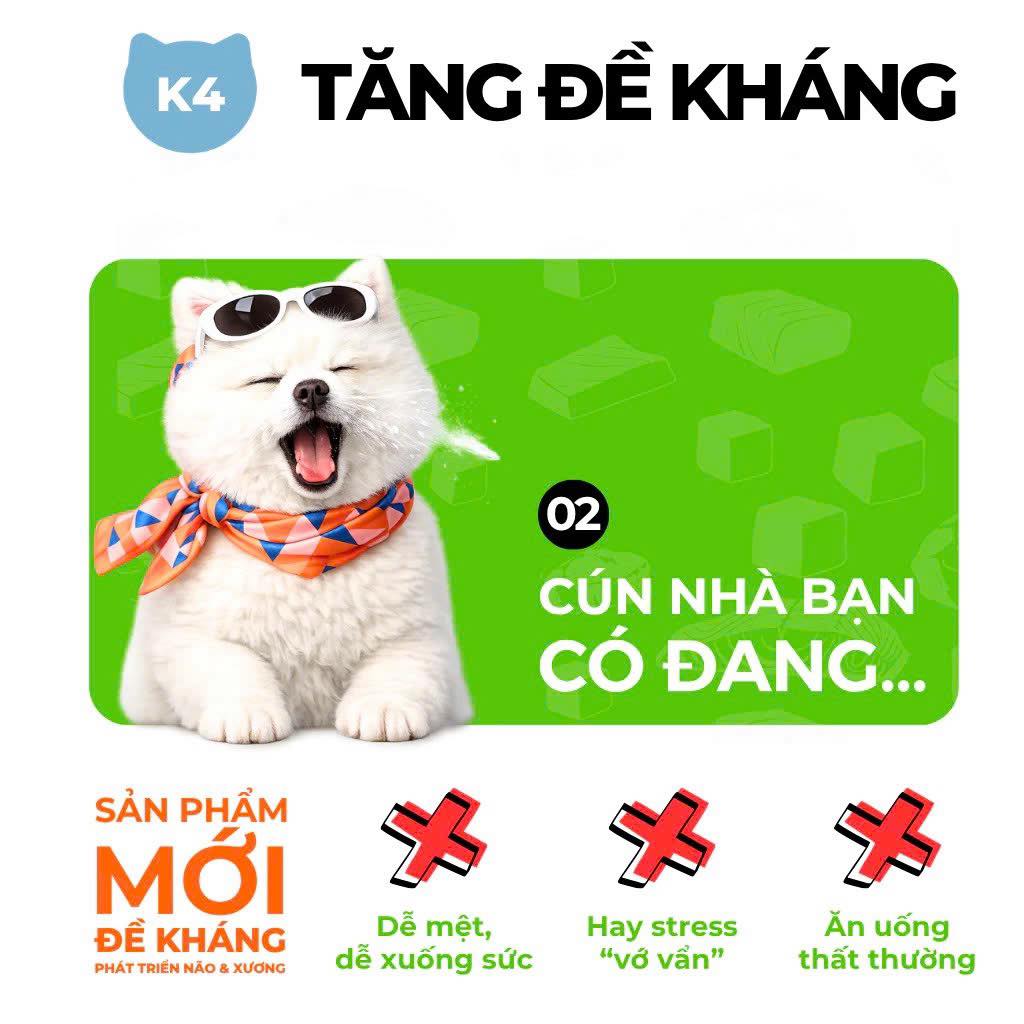 Thức ăn hạt cho chó Keepo K4 Immunity (Tăng đề kháng) 1kg