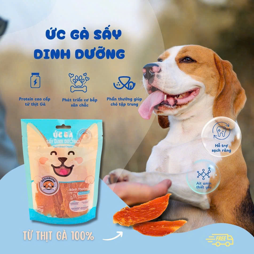 Bánh Thưởng Cho Chó Dexinbone Hỗ Trợ Sạch Răng