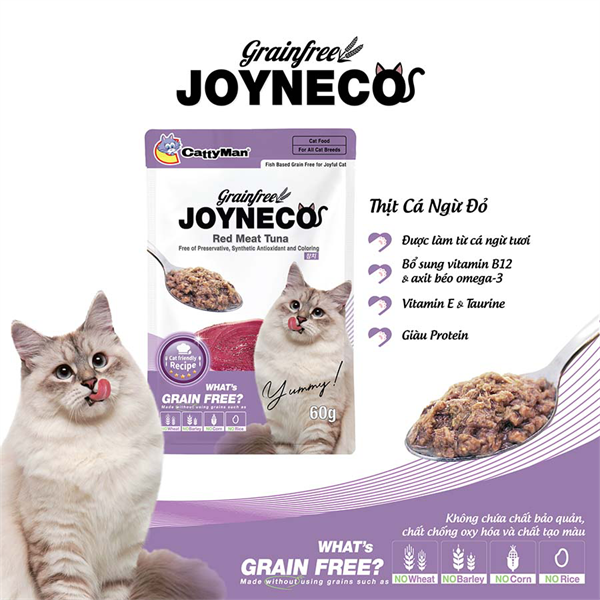 Cá ngừ đóng gói cho Mèo JOYNECO 60g