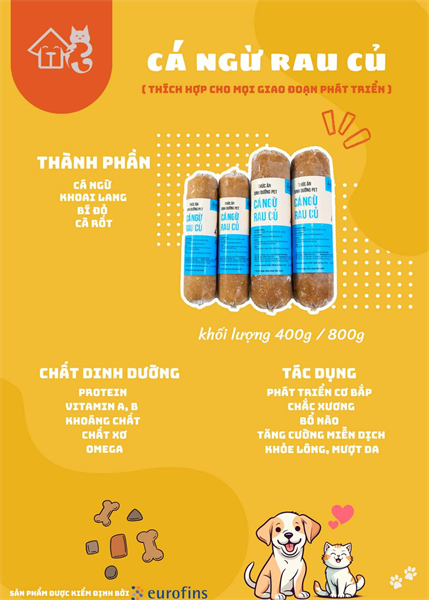 HG Cá ngừ rau củ 800g