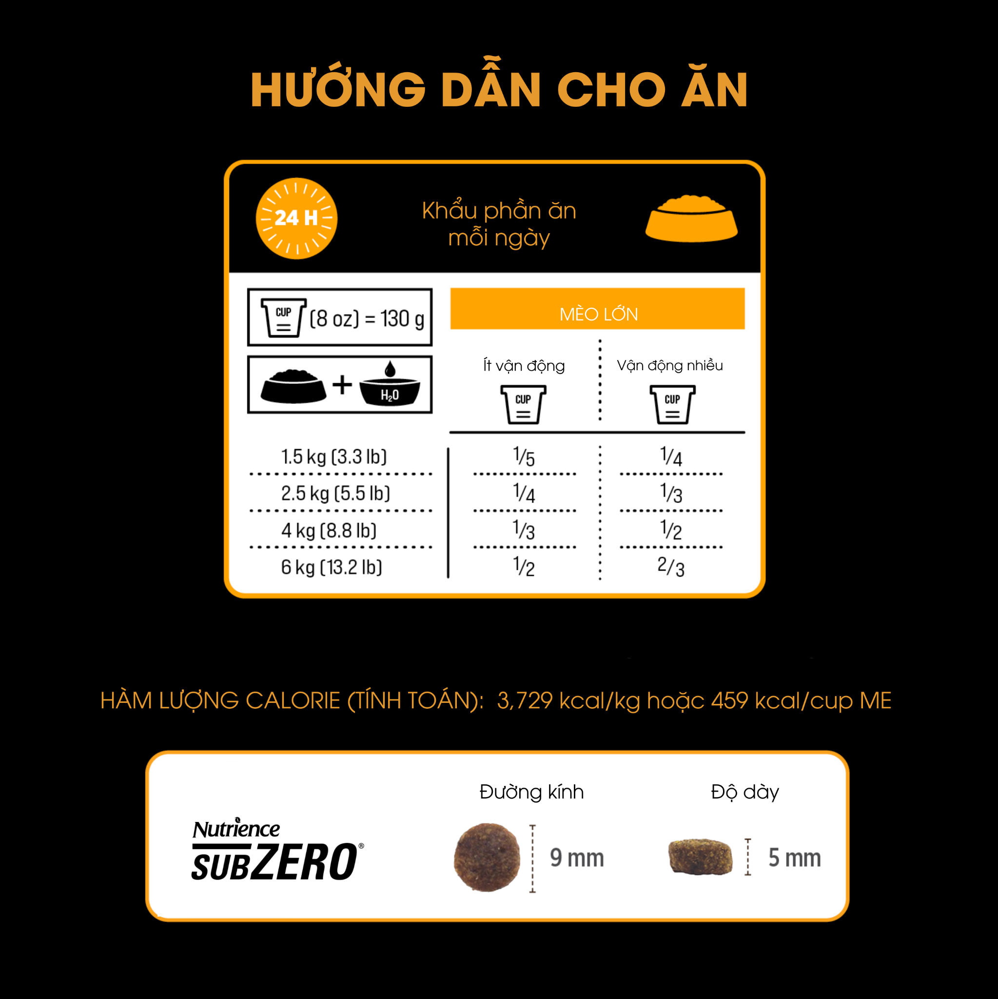 NT Subzero cho Mèo - Gà tây, cá hồi, cá trích, cá tuyết và rau củ quả tự nhiên (Cho mọi giống mèo ở mọi lứa tuổi)