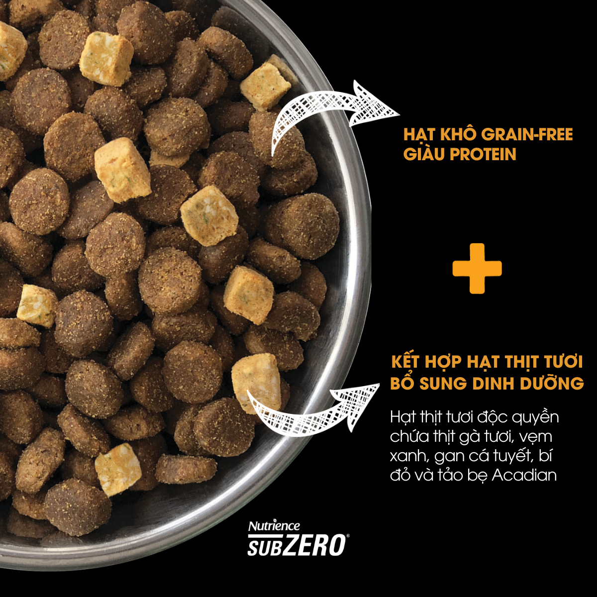 NT Subzero cho Chó - Gà tây, cá hồi, cá trích, cá tuyết và rau củ quả tự nhiên (Cho mọi giống chó ở mọi lứa tuổi)