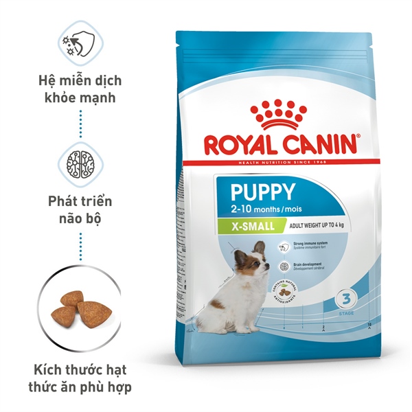 Thức ăn hạt cho chó Royal Canin - Xsmall Puppy 1,5kg