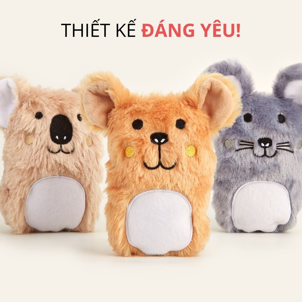 Đồ chơi thú bông cho chó hình con vật FOFOS