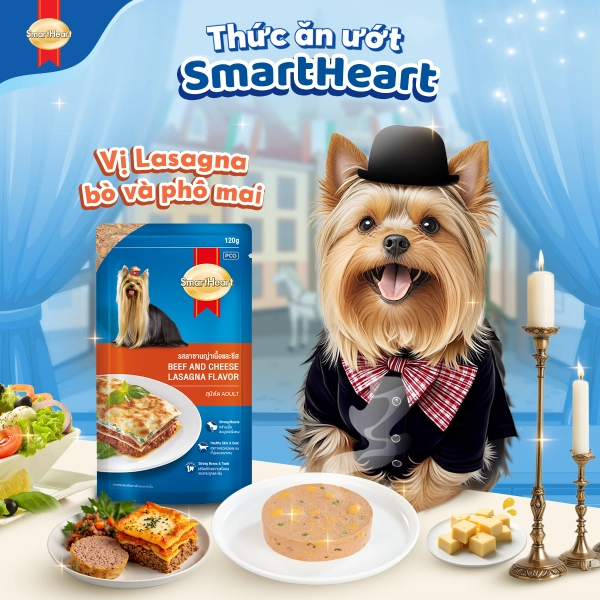 Pate cho chó SmartHeart SPECIAL POUCH gói 120g