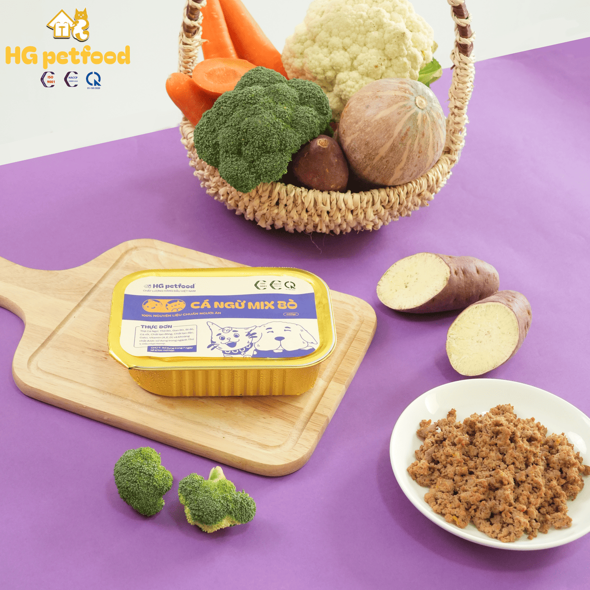 HG Cá ngừ mix bò 400g