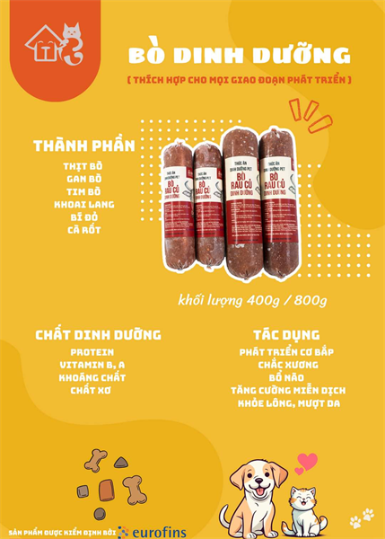 HG Bò dinh dưỡng 800g