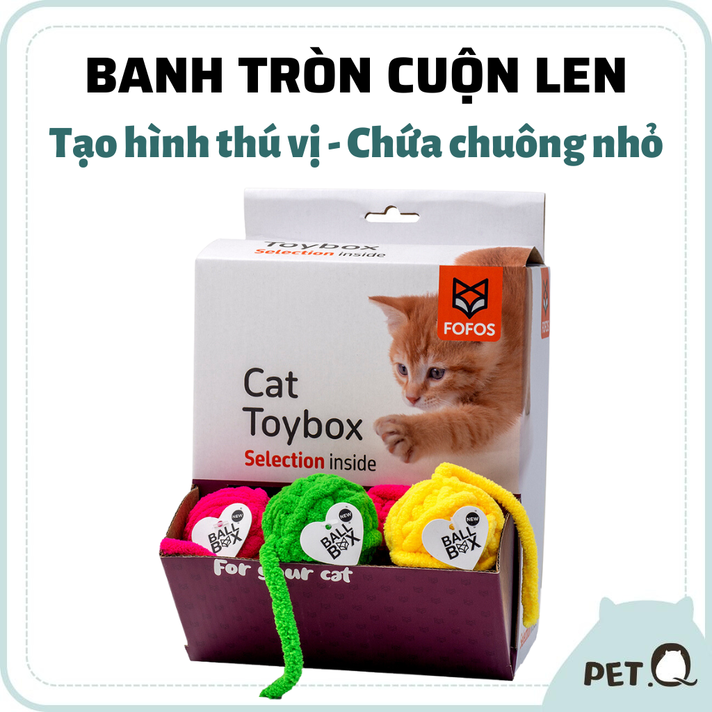 Đồ chơi cho thú cưng hình cuộn len FOFOS