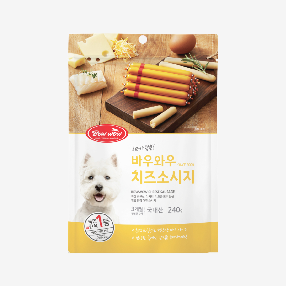 Xúc xích phô mai Bow Wow 240g