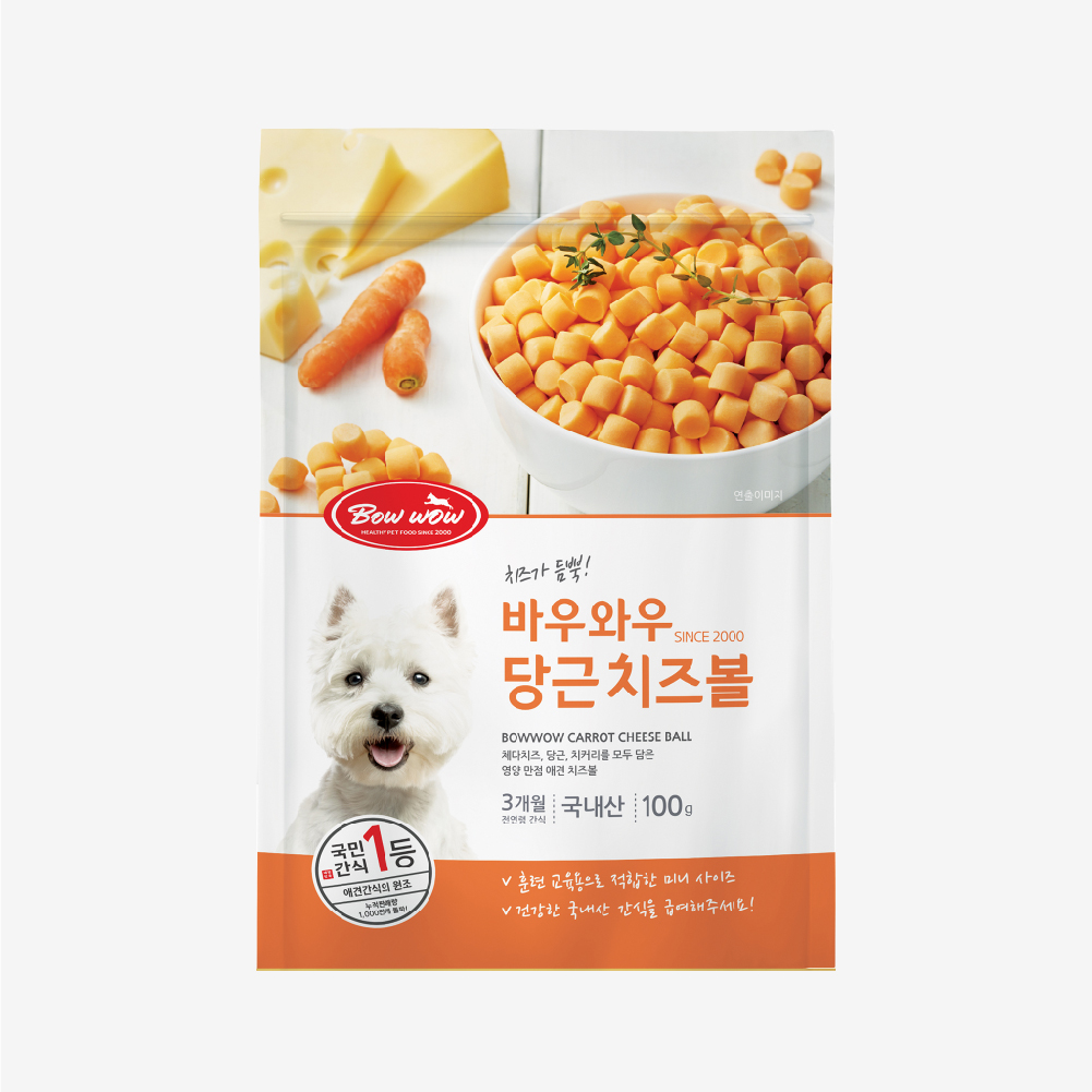 Phô mai viên Bow Wow 100g