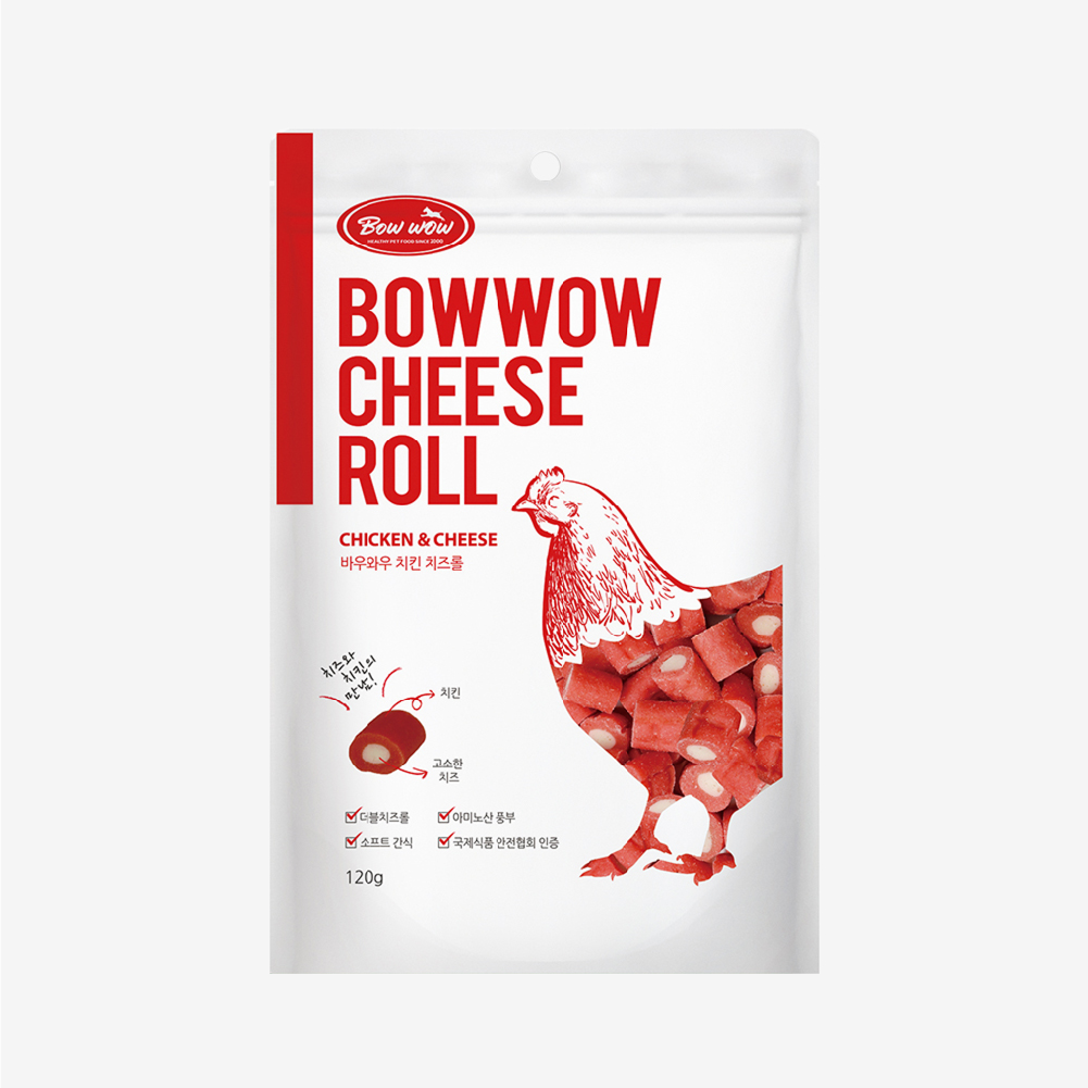 Phô mai cuộn Bow Wow 120g