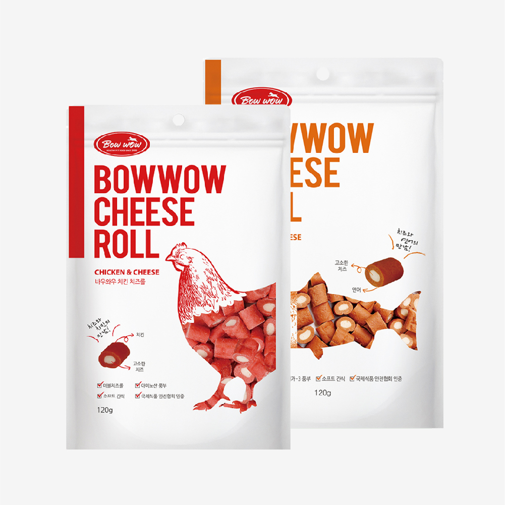 Phô mai cuộn Bow Wow 120g