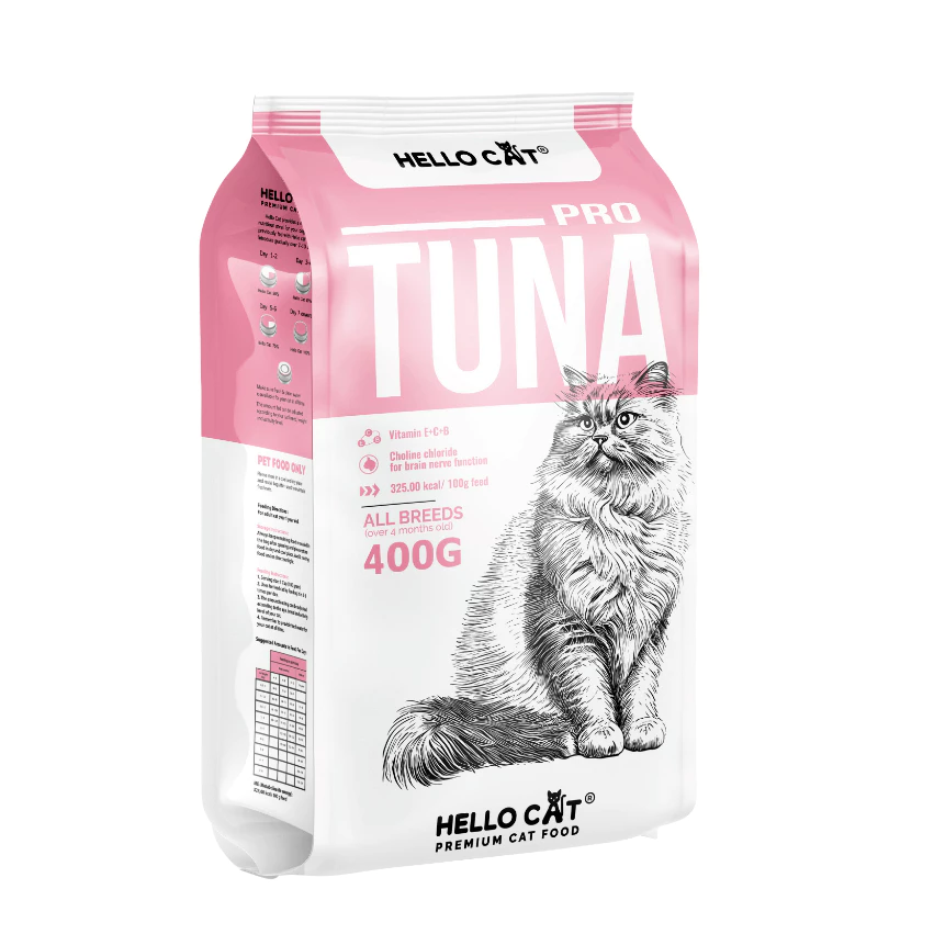 Thức ăn hạt Hello Cat dành cho mèo mọi lứa tuổi - Vị Cá Ngừ