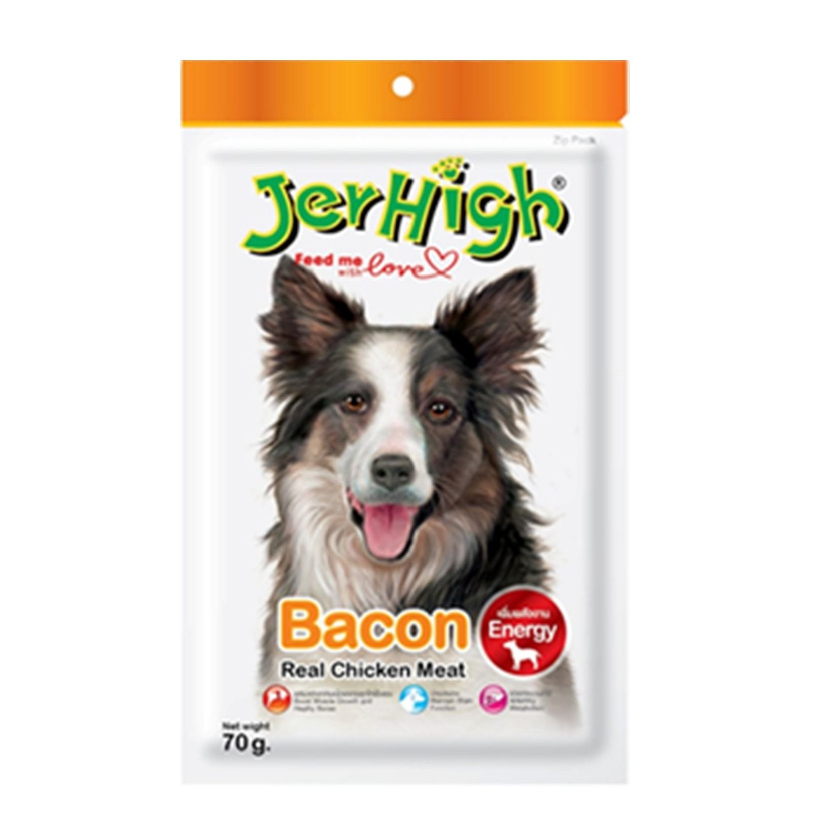 Bánh thưởng cho chó vị Thịt Gà và Sữa - JerHigh Chicken Bacon 70g