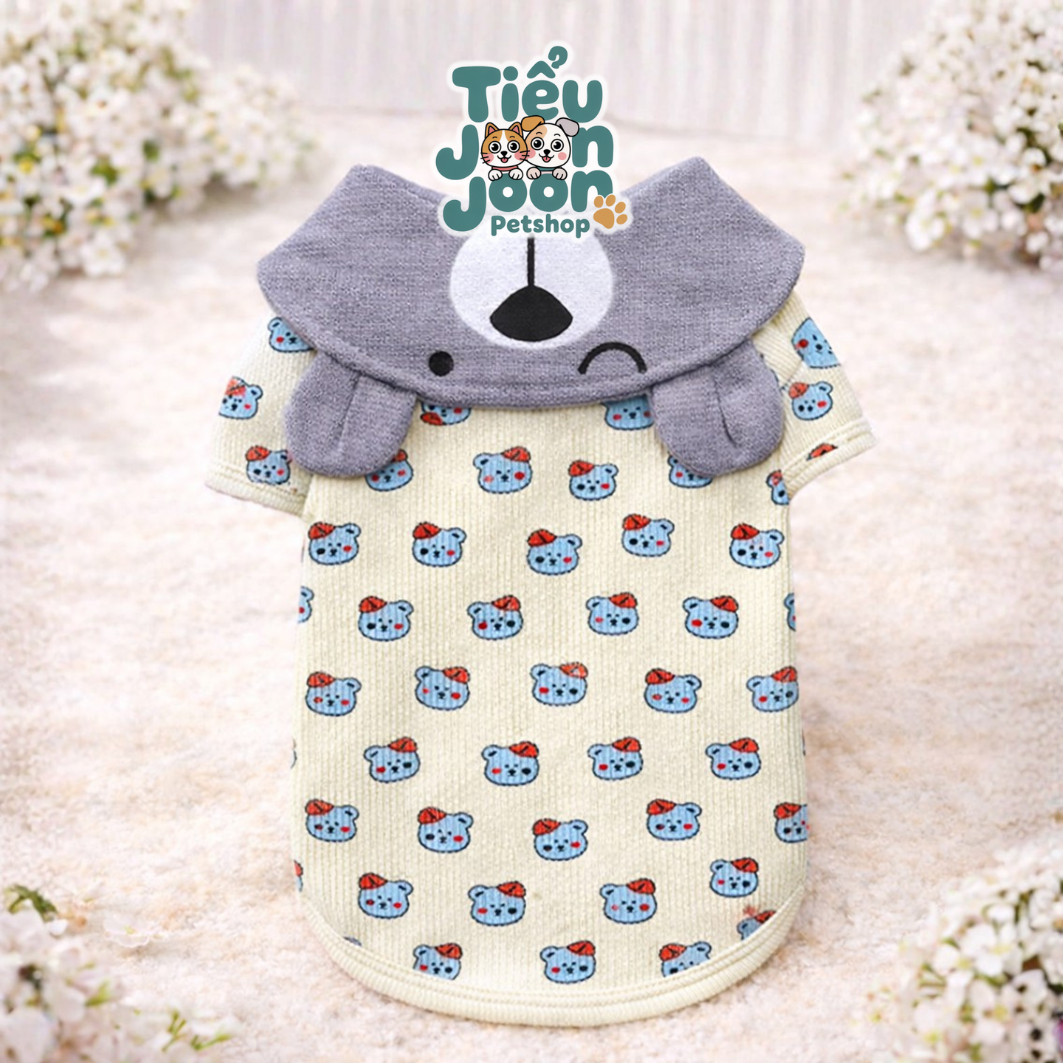 Áo Họa Tiết Cổ Bear