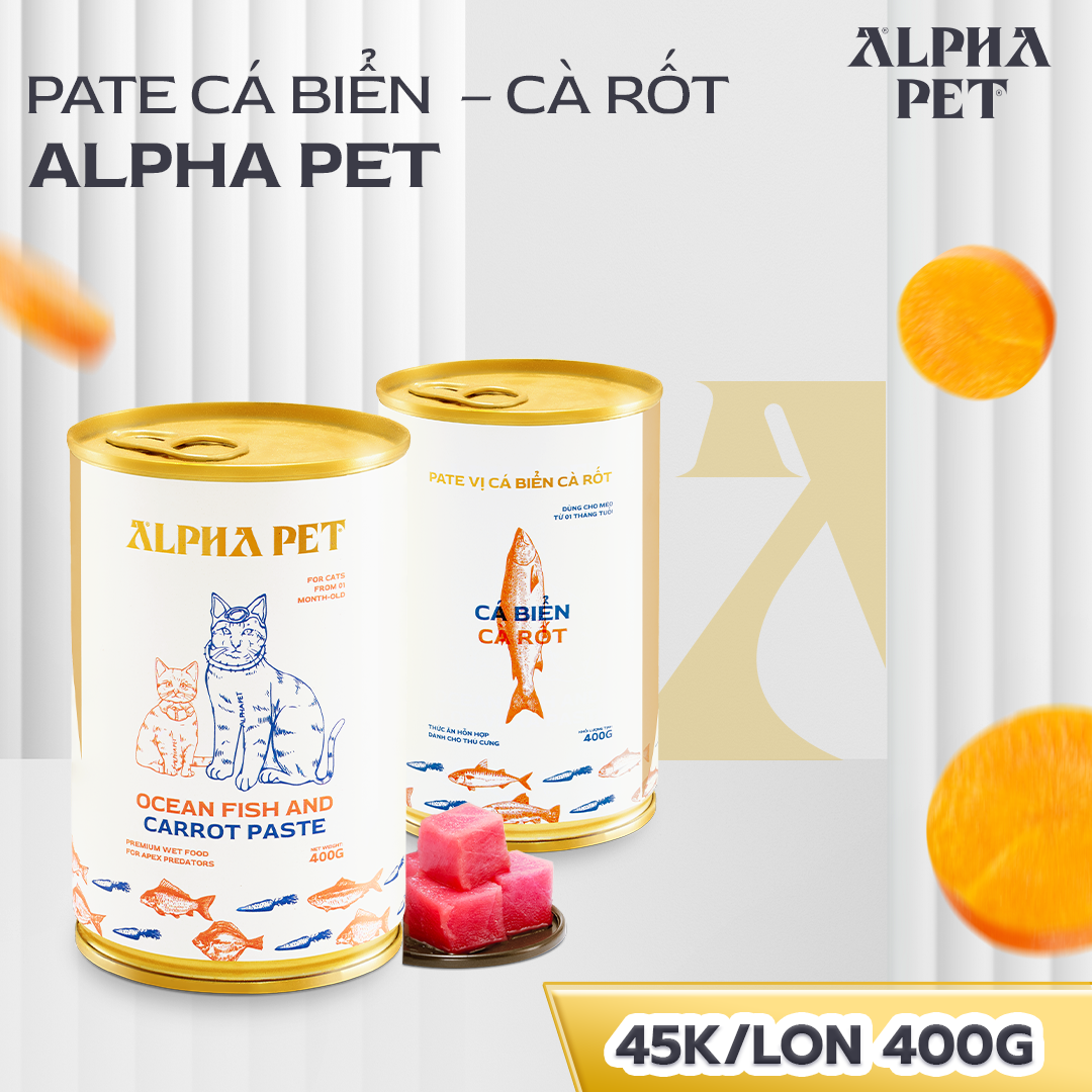 Pate Alpha Pet lon 400g