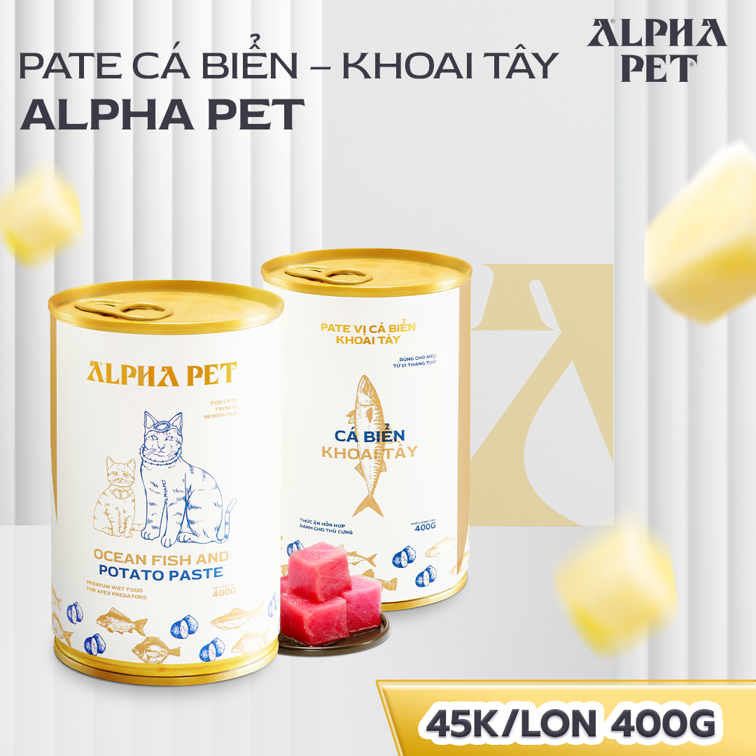 Pate Alpha Pet lon 400g