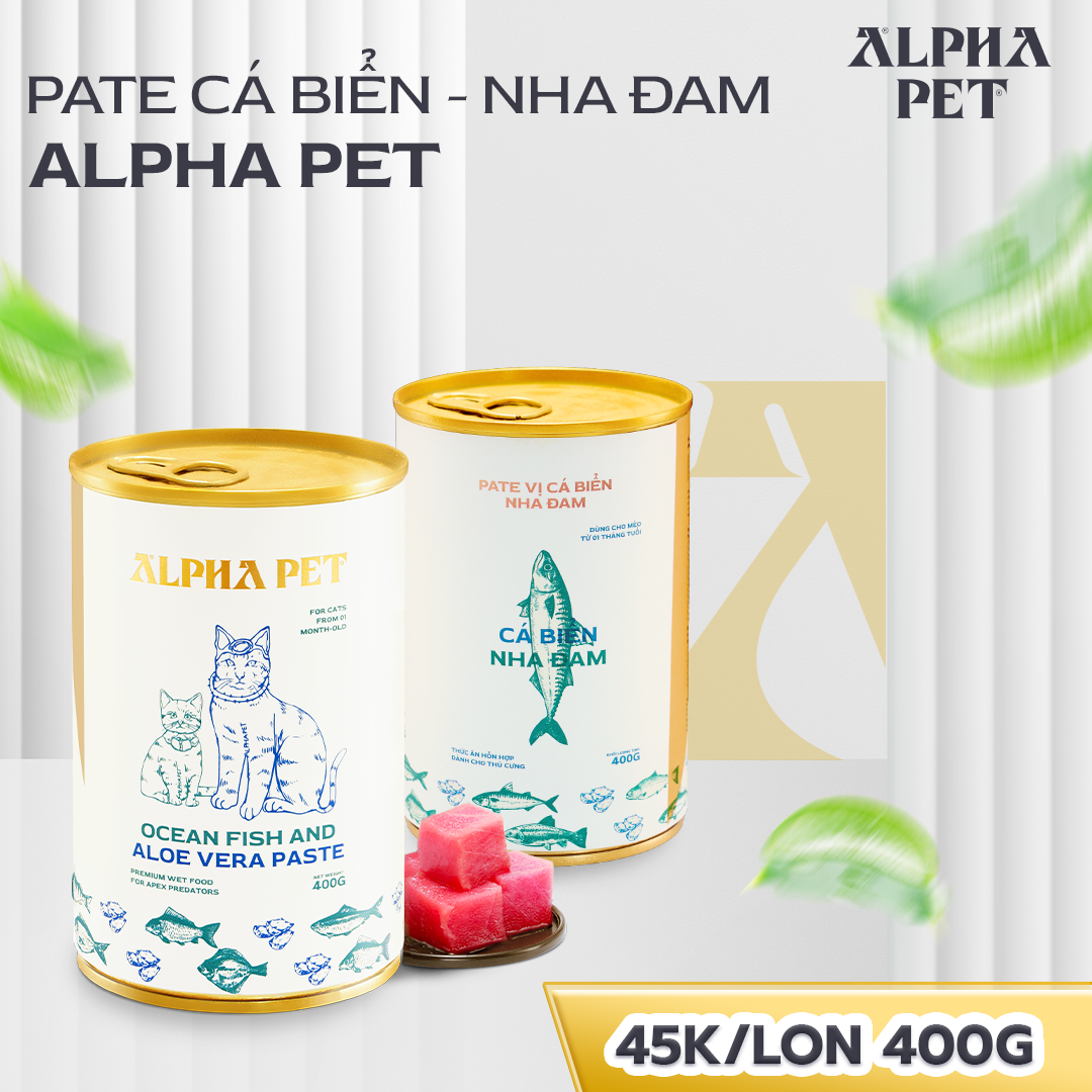 Pate Alpha Pet lon 400g