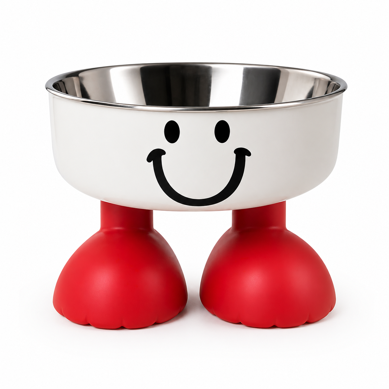 Bát cao 2 chân mặt cười inox BOWL9717
