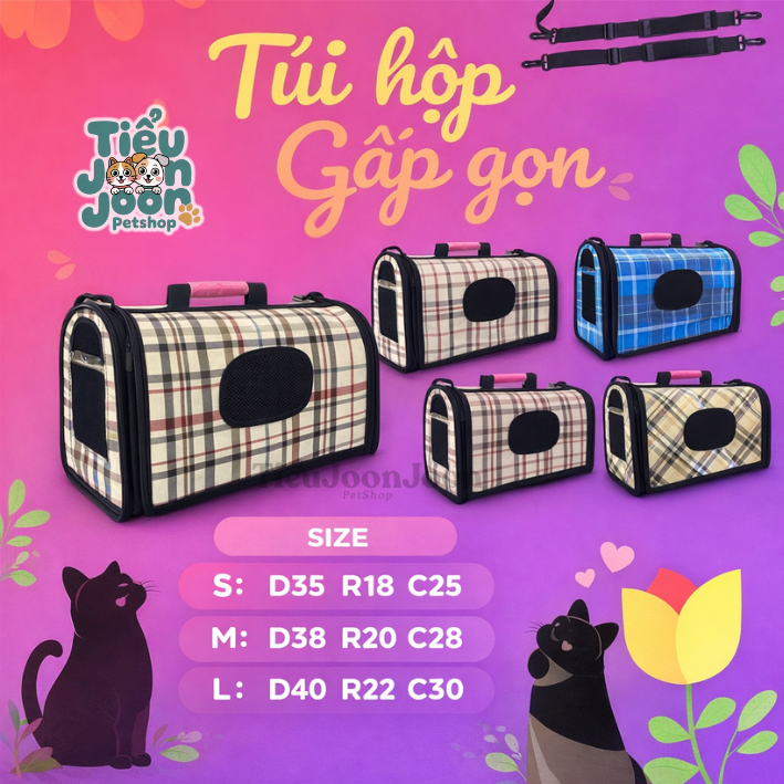 Túi vận chuyển hình hộp gấp gọn