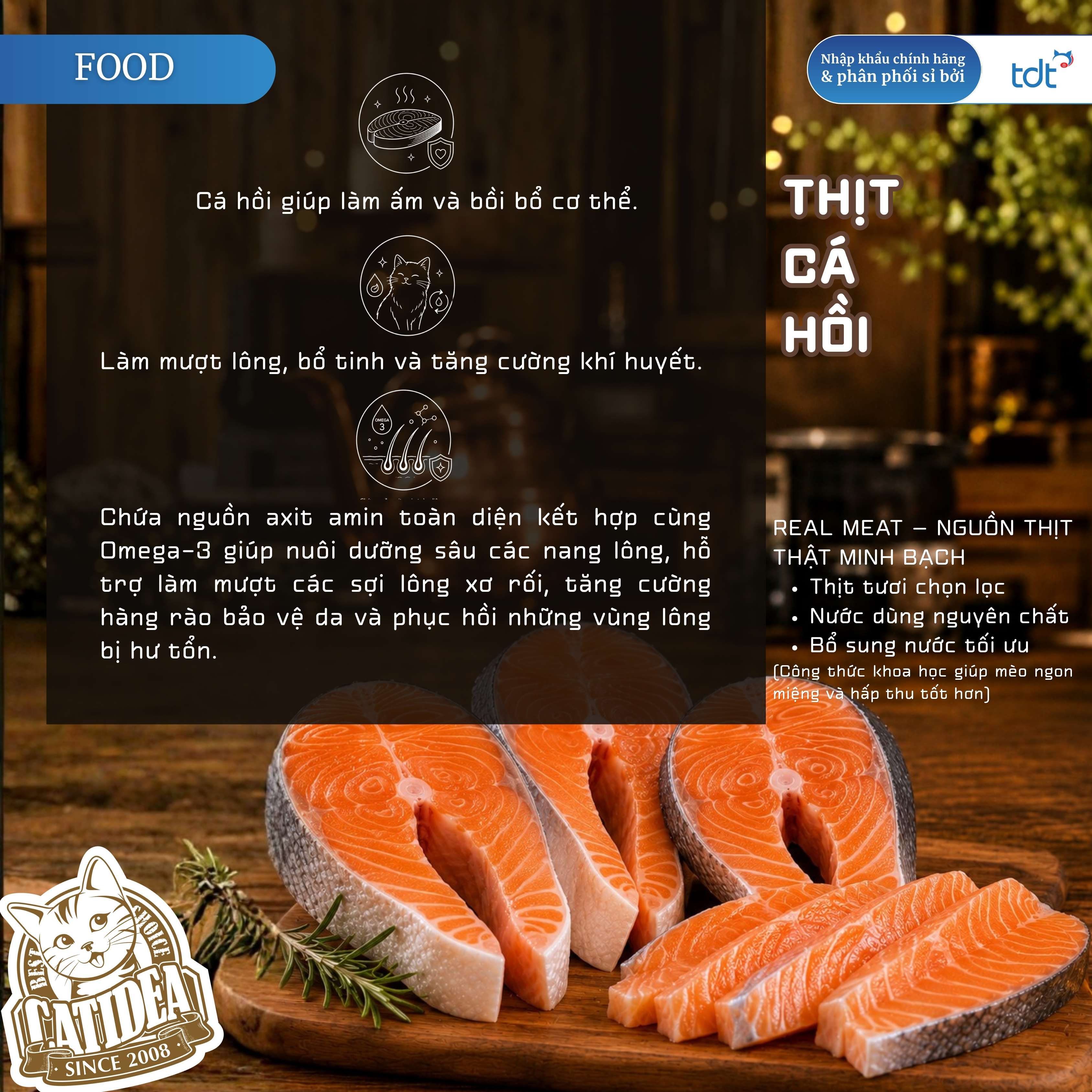 PATE GÓI CATIDEA 35G_CÁ HỒI + RONG BIỂN + DẦU NHUYỄN THỂ