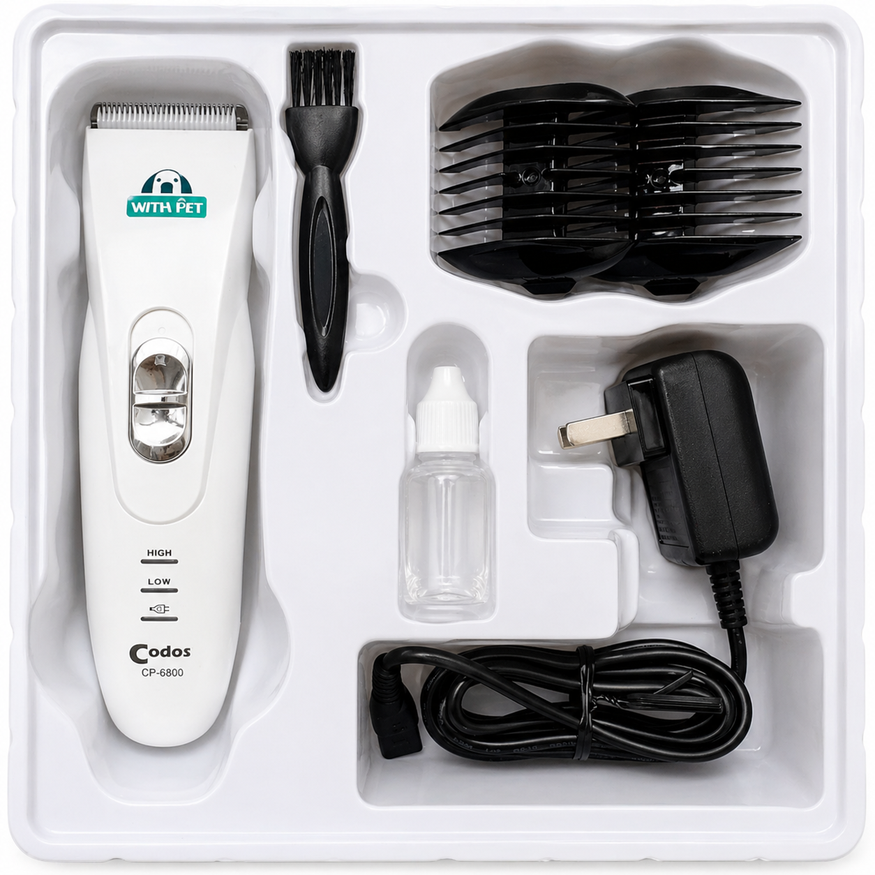 Tông đơ Codos 6800 (Đỏ)