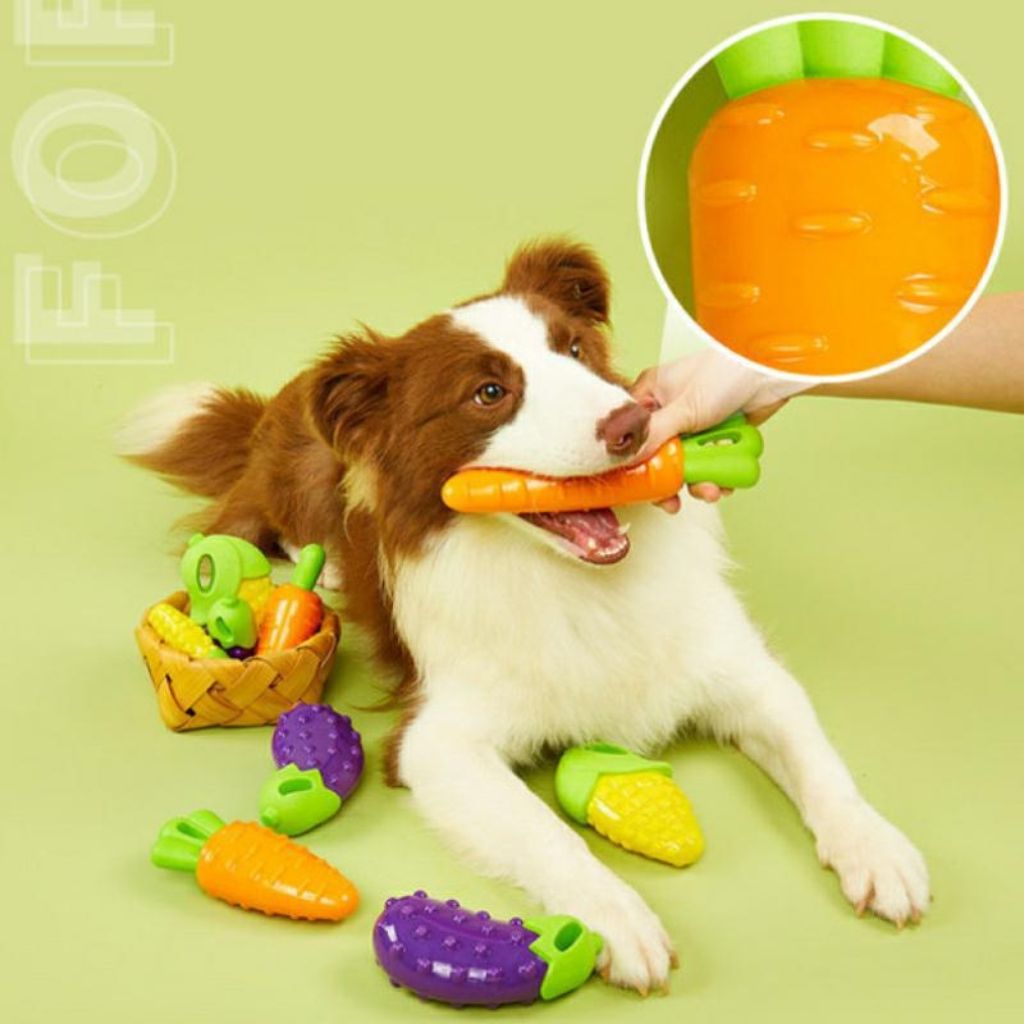 Đồ chơi cắn gặm hình cà tím FOFOS