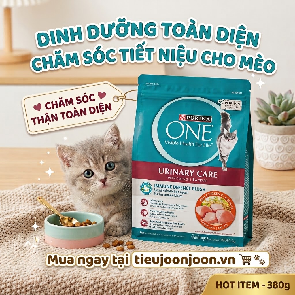 Hạt Cho Mèo Purina ONE Urinary Care 380g