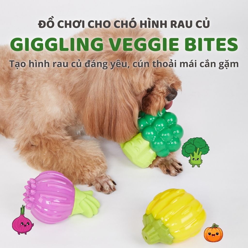 Đồ chơi cắn gặm cho chó hình củ hành FOFOS