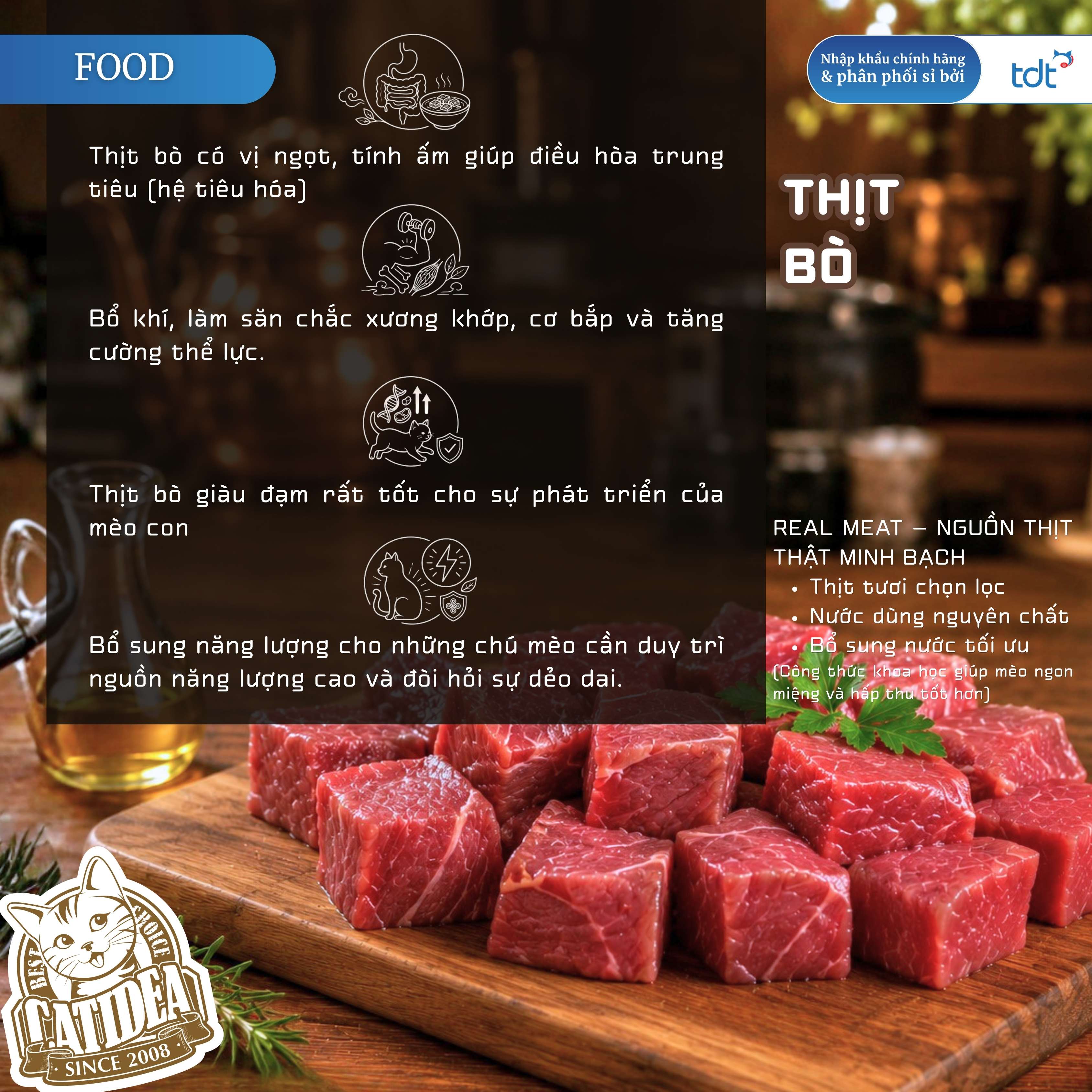 PATE GÓI CATIDEA 35G_THỊT BÒ + KHOAI MỠ + DẦU NHUYỄN THỂ