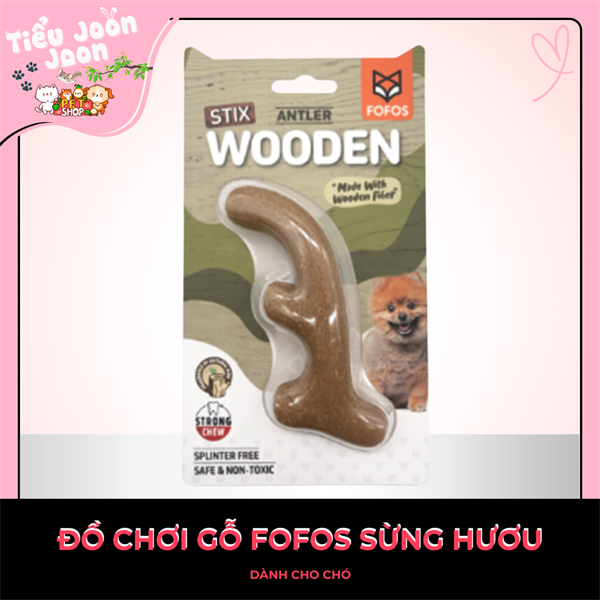 Đồ chơi cắn gặm cho chó hình sừng hươu FOFOS