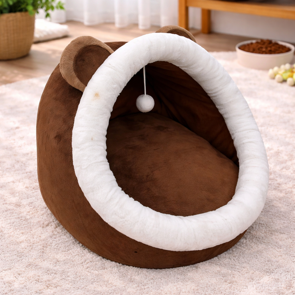 Giường nằm Tai Gấu cho thú cưng