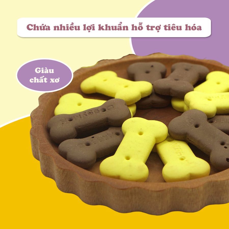 Bánh quy vị gan và khoai lang cho chó DoggyMan 450g