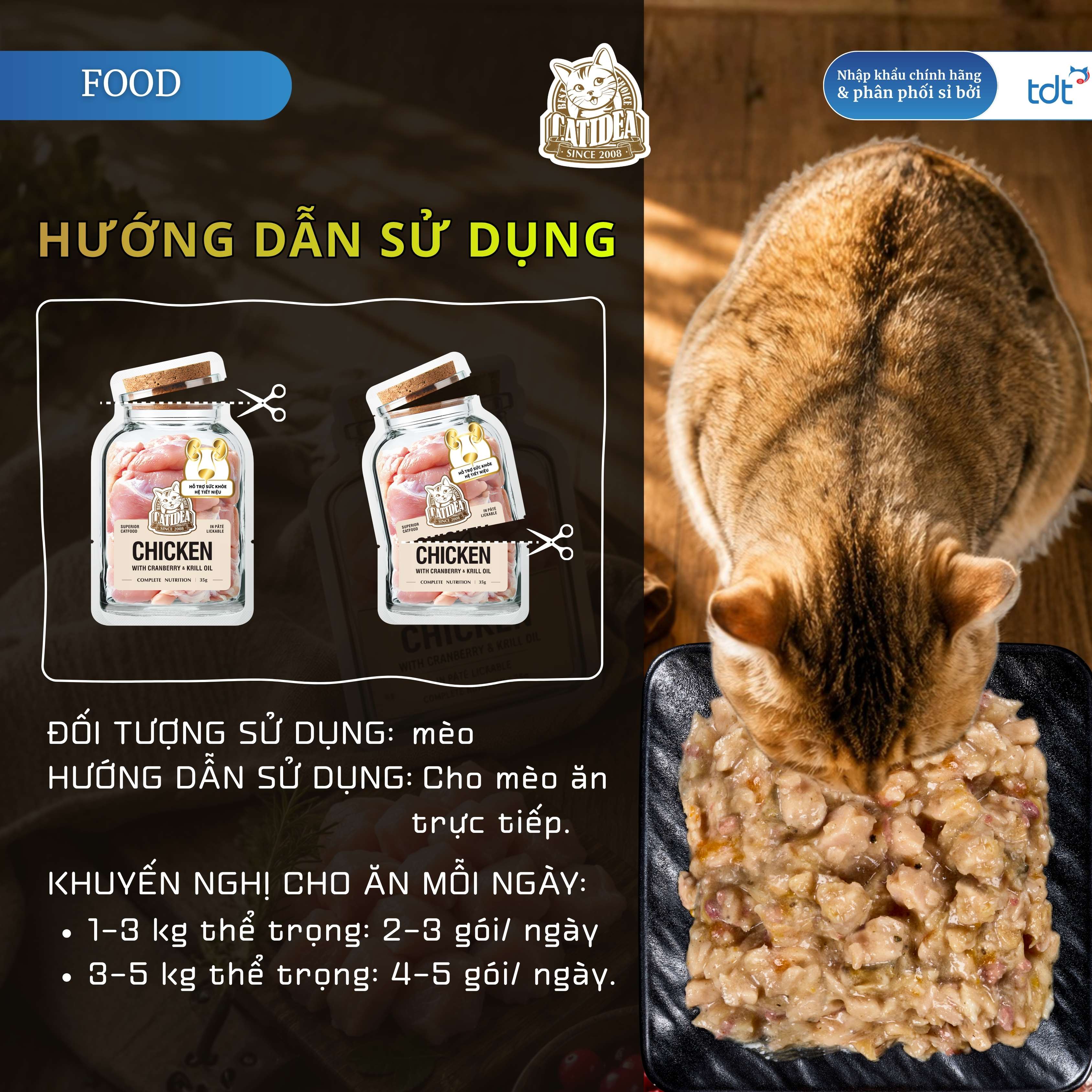 PATE GÓI CATIDEA 35G_SÒ ĐIỆP + BÍ ĐỎ + DẦU NHUYỄN THỂ
