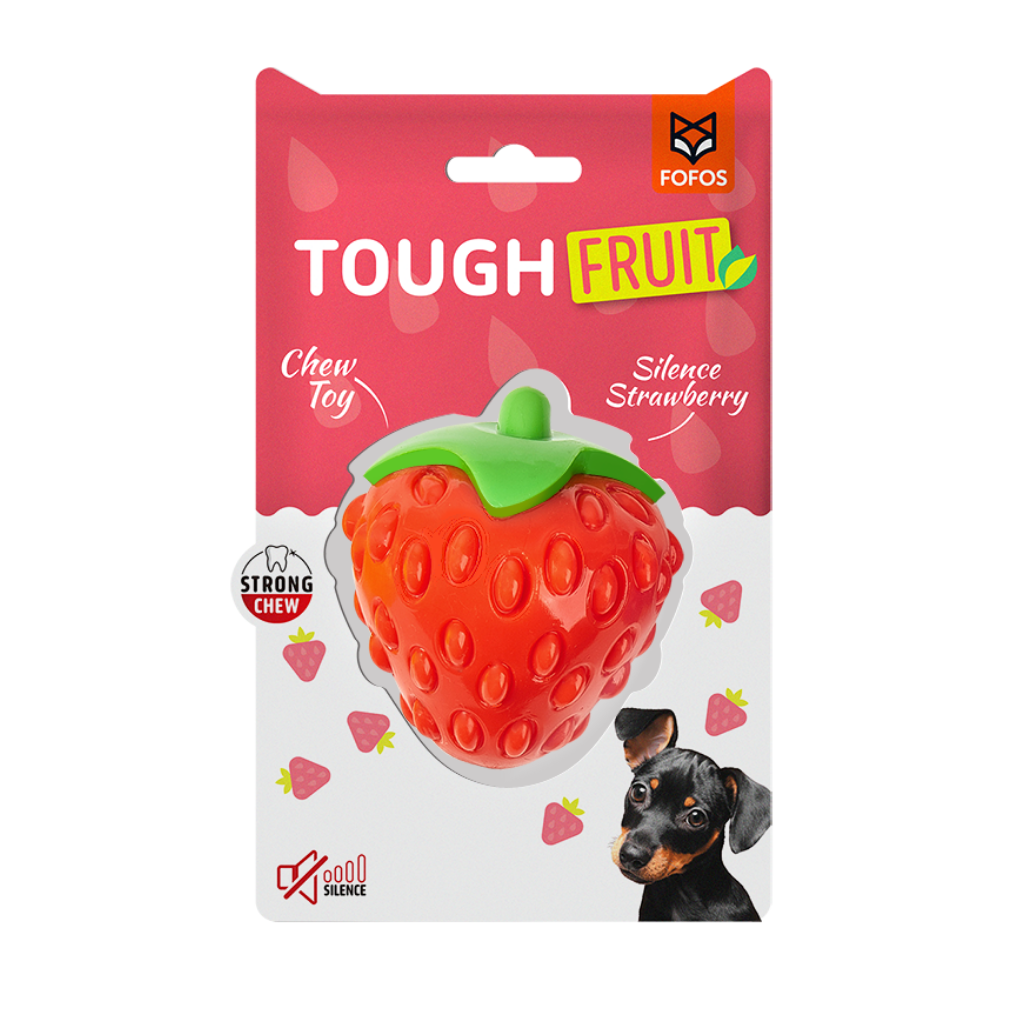 Đồ chơi cắn gặm hình trái dâu FOFOS (Không Âm Thanh)