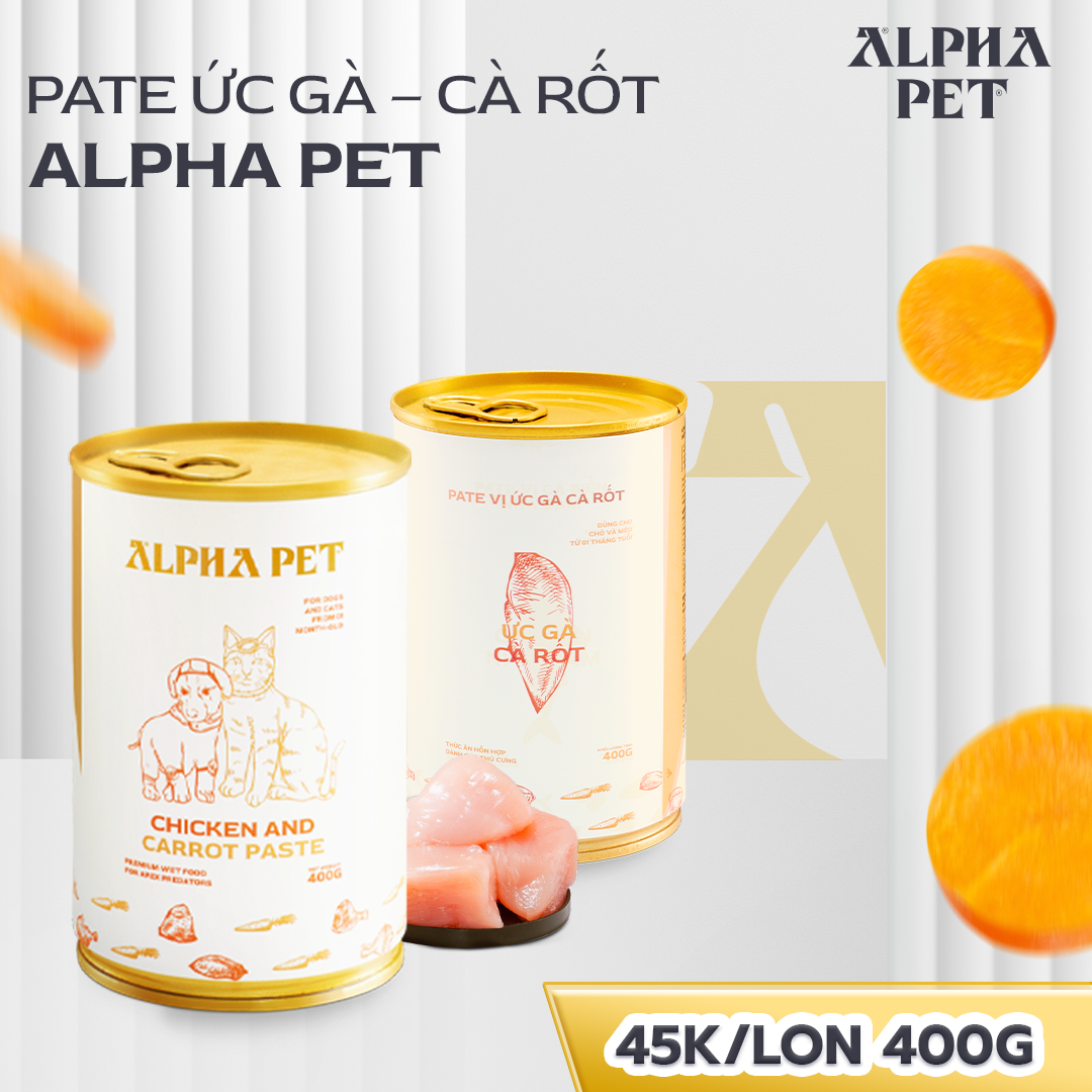 Pate Alpha Pet lon 400g