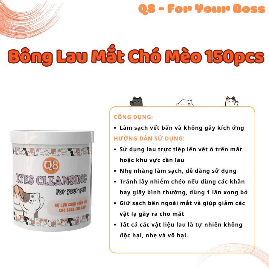 Bông Lau Mắt Q8 - EYES CLEANSING