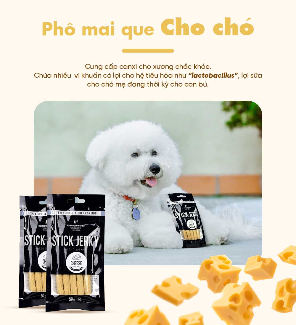 Thịt que cho chó Bow Wow 50g