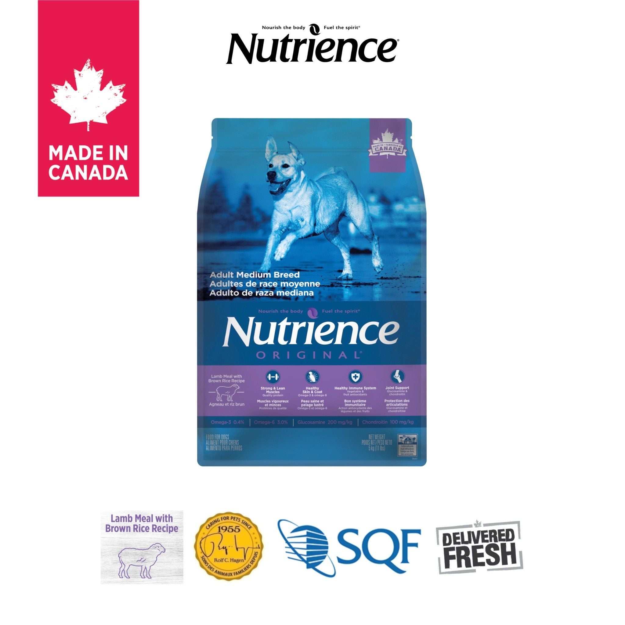 NT Original cho Chó kích thước vừa và lớn (Trên 10kg) - Thịt cừu và rau củ quả tự nhiên