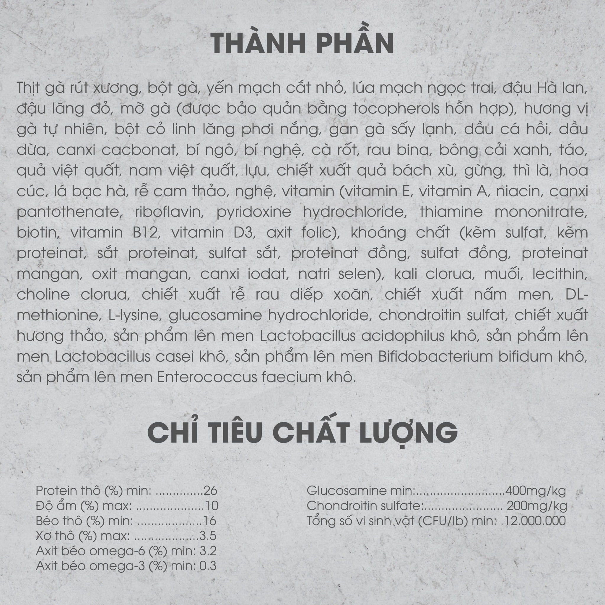 NT Infusion Chó kích thước vừa và lớn trưởng thành (Trên 10kg) - Thịt gà và rau củ quả tự nhiên