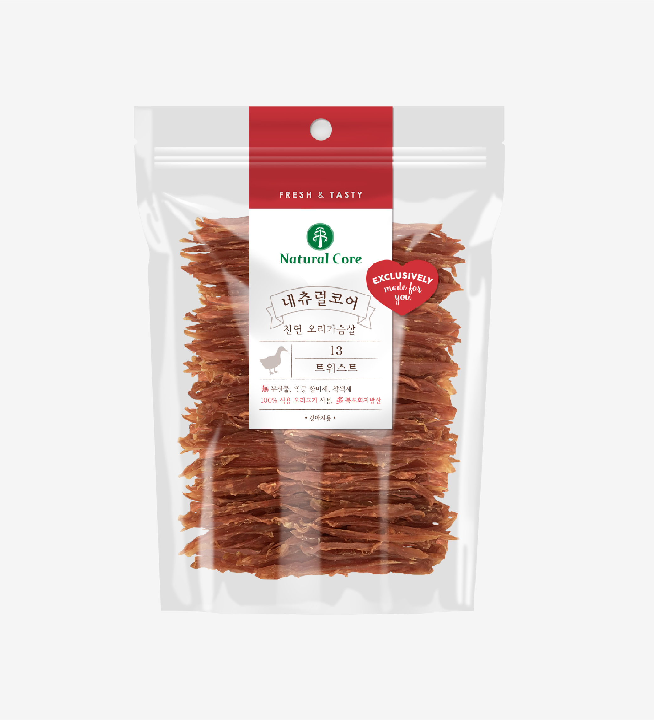 Thịt Ức Sấy Cứng Natural Core (Thịt Vịt, Thịt Gà)