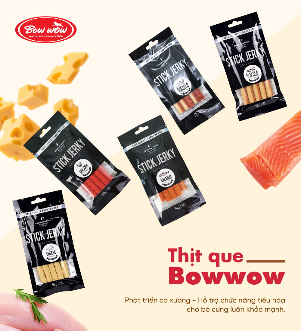 Thịt que cho chó Bow Wow 50g