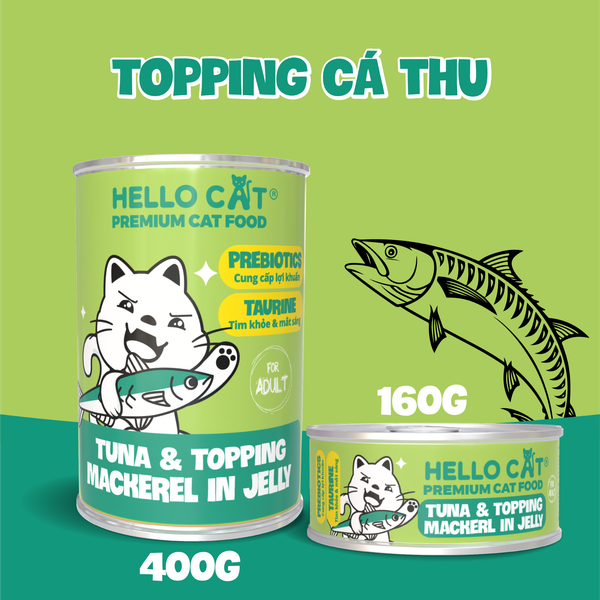 Pate cho mèo Hello Cat lon 400g