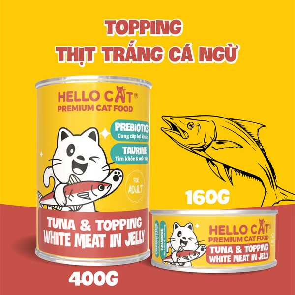 Pate cho mèo Hello Cat lon 400g