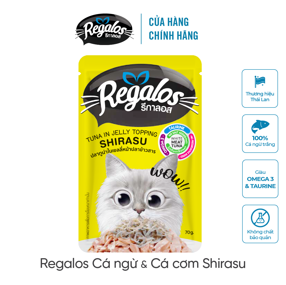 Pate cho mèo mọi lứa tuổi Regalos gói 70g