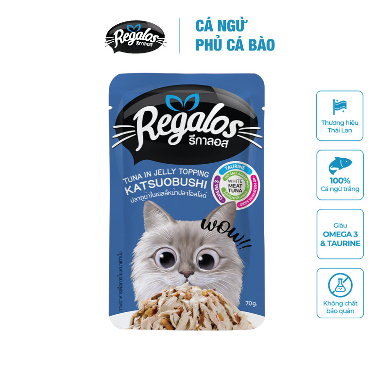 Pate cho mèo mọi lứa tuổi Regalos gói 70g