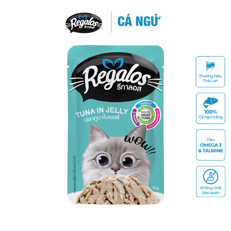 Pate cho mèo mọi lứa tuổi Regalos gói 70g