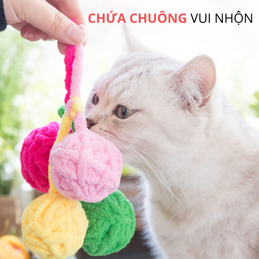 Đồ chơi cho thú cưng hình cuộn len FOFOS