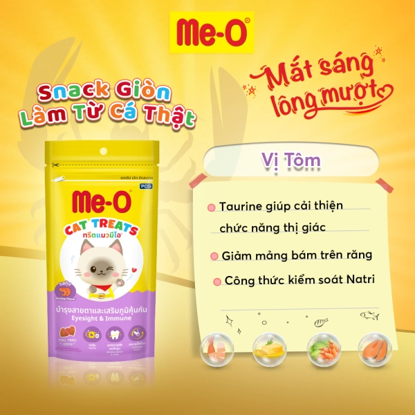 Bánh thưởng Me-O vị Tôm
